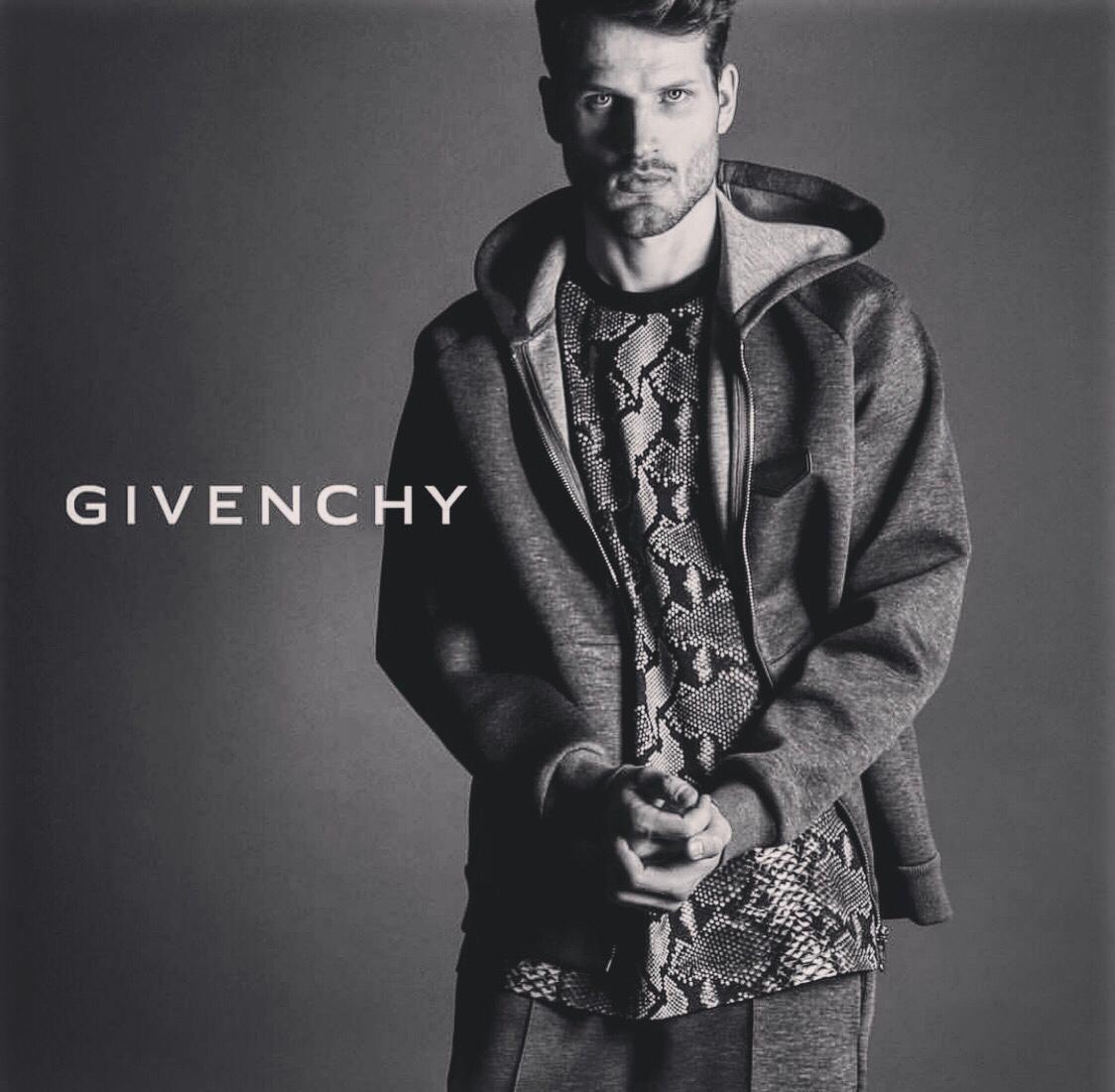 David Koch the International Topmodel; the face of the new Givenchy ...